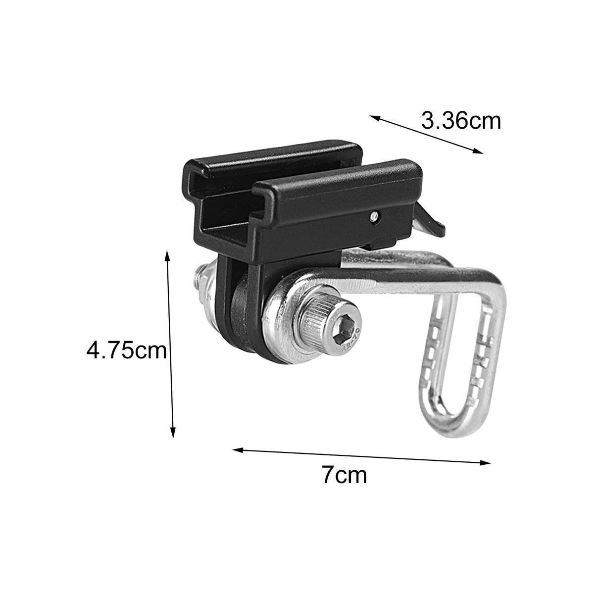 Bicycle Headlight Bracket Standard Thread Bike Front Fork Bracket Black
