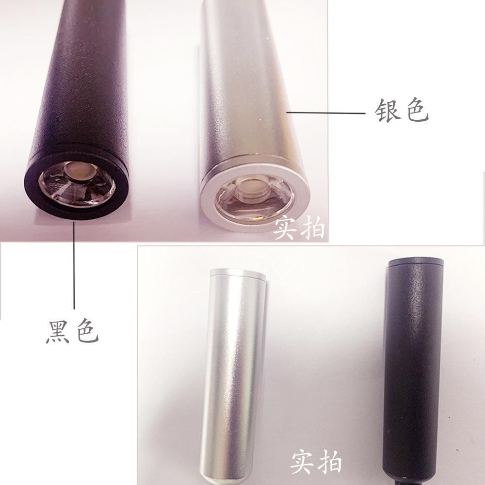 Cross-border hose wall lamp gooseneck wall lamp free rotation hose lamp hotel bedroom bedside lamp 1-3W light Without patch cord Black (warm light)