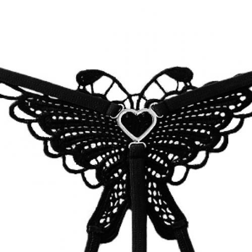 Women's G-String T-Back Butterfly Embroidery Thong Ladies Sexy Panties