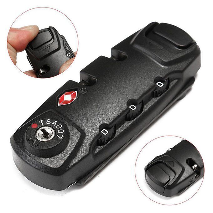TSA  3 Combination Travel Suitcase Luggage Bag Code Lock