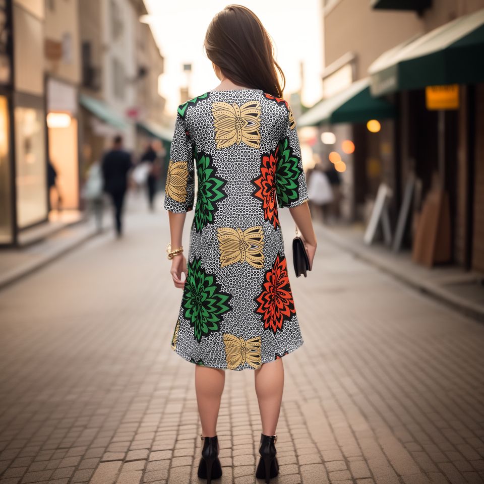 2023 Fashion Women's Leopard Dress Knee Length Dresses Casual For Work & Date Dresses LH308