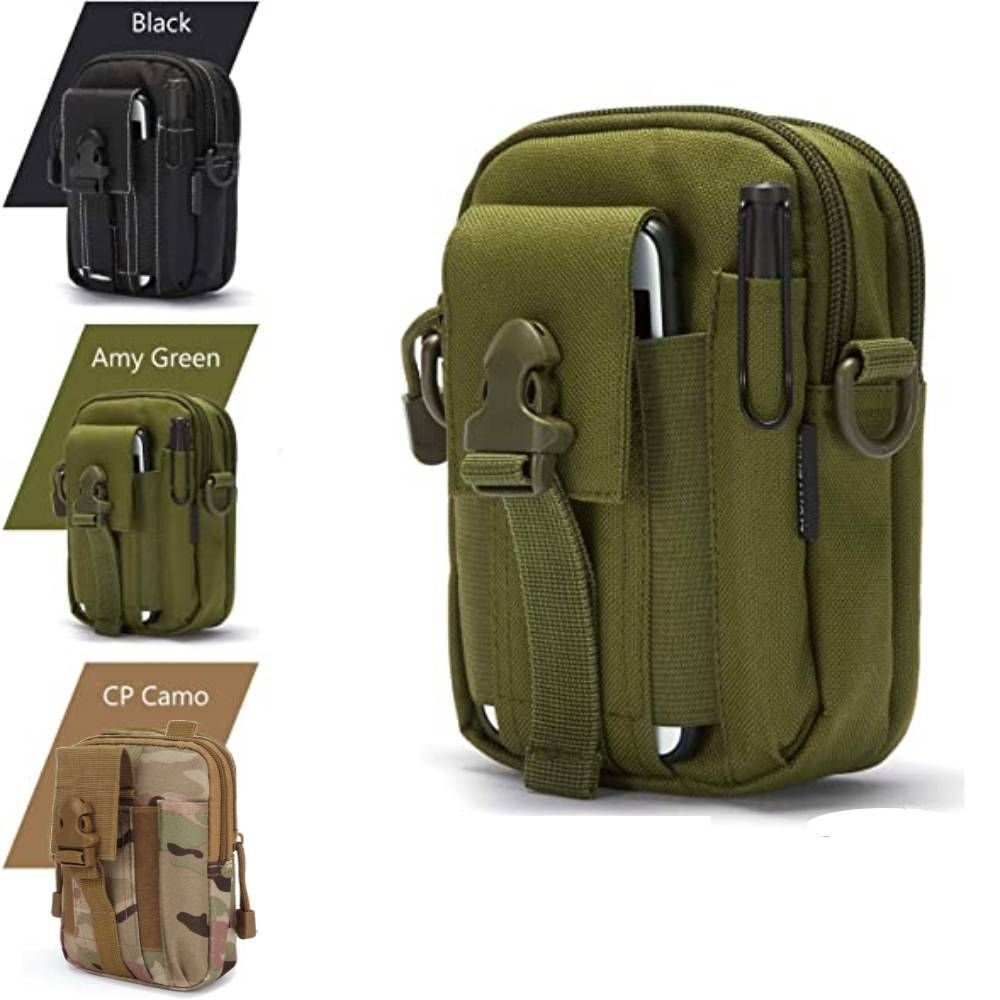 Waist Pouch Molle Bag Military Tactical Small Pack Outdoor Climb Carrying Pocket Case For Phone CP