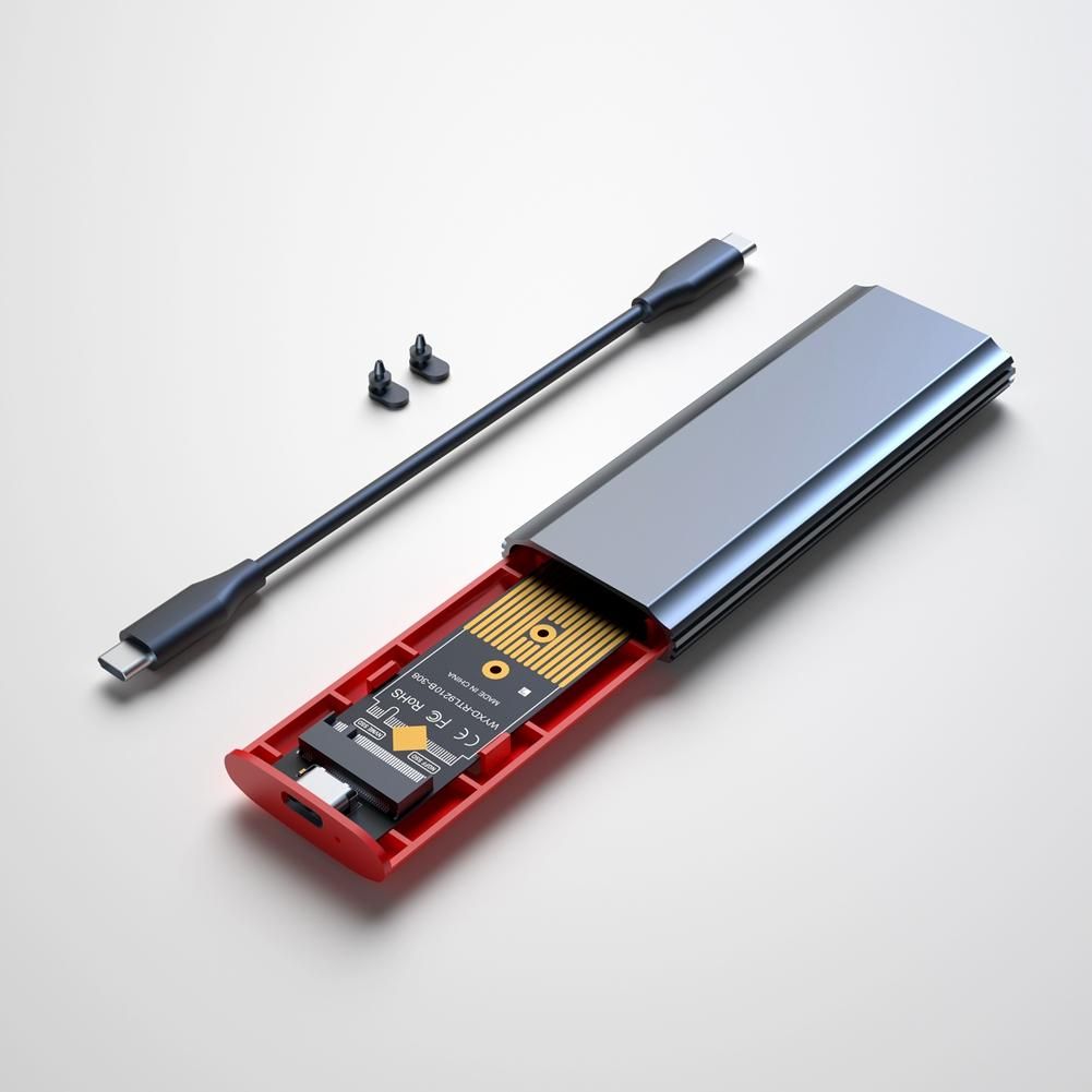 M2 SSD Case M2 To USB 31 Gen 2 10Gbps NVMe SSD Enclosure for NVMe PCIE M Key BM Key SSD  M2 SSD Case AC