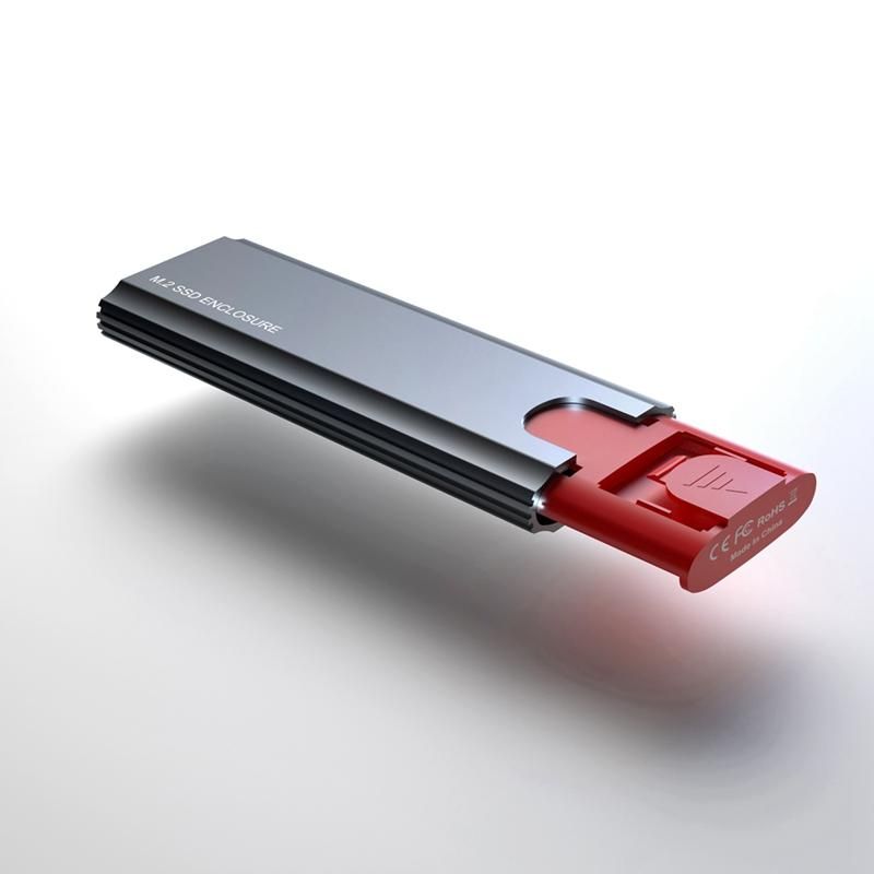 M2 SSD Case M2 To USB 31 Gen 2 10Gbps NVMe SSD Enclosure for NVMe PCIE M Key BM Key SSD  M2 SSD Case AC