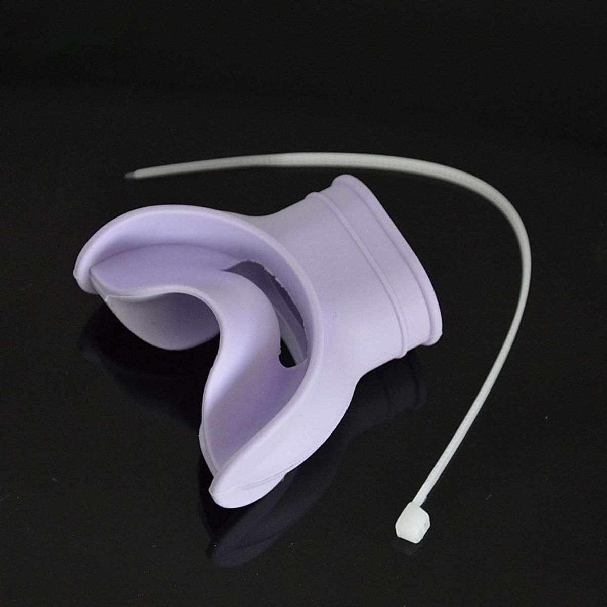 1 Set Breathing Tube Mouthpiece Silicone Scuba Diving Breathing Tube Bite Mouthpiece Purple