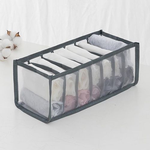 Foldable Panties Bra Drawer Storage Gray 7 Gripes
