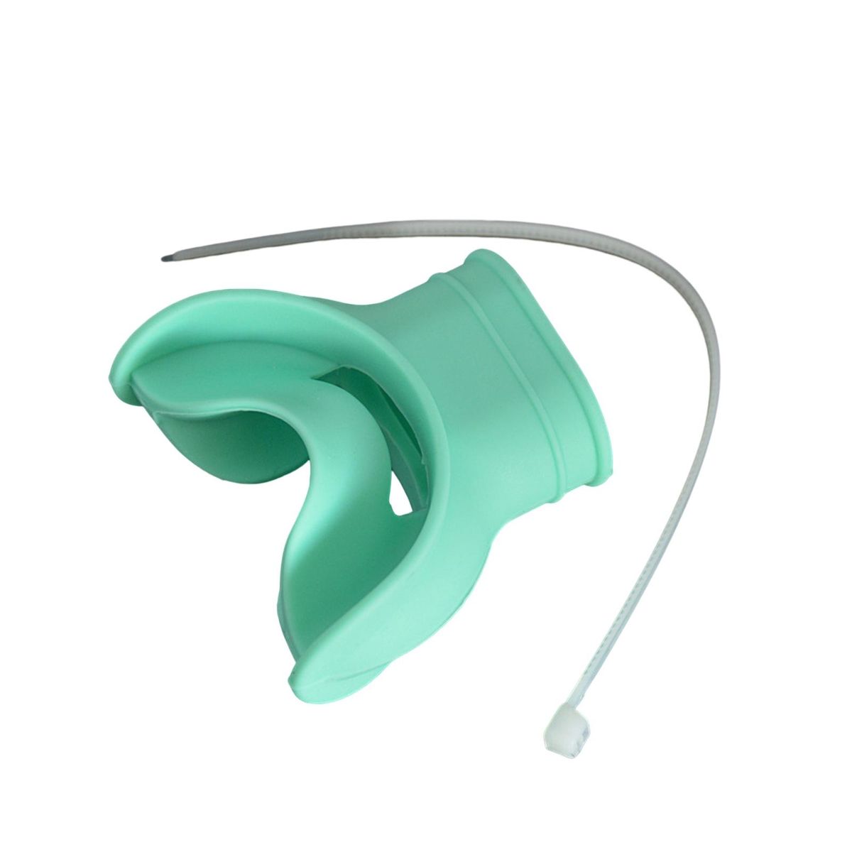 1 Set Breathing Tube Mouthpiece Silicone Scuba Diving Breathing Tube Bite Mouthpiece Mint and Blue