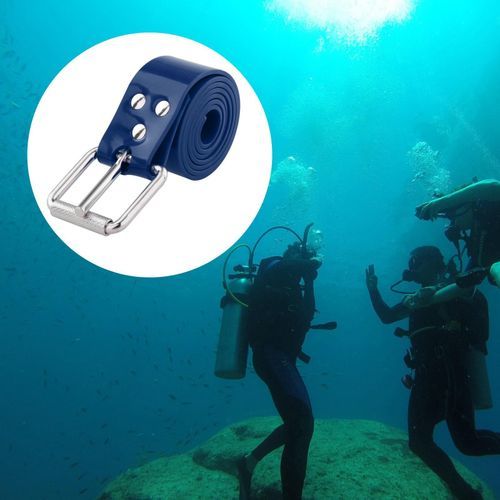 Silicone Diving Weight Belt With Stainless Steel Buckle For Blue