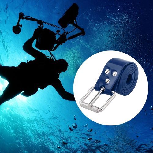 Silicone Diving Weight Belt With Stainless Steel Buckle For Blue