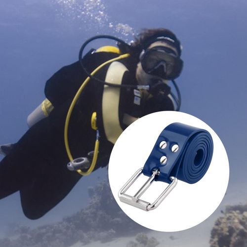Silicone Diving Weight Belt With Stainless Steel Buckle For Blue