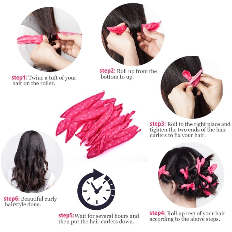 20 PCS Cute Wave Point Hair Curler