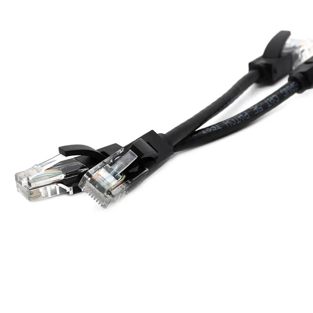 RJ45 Cat 5e Cable UTP Network cable Ethernet cable Short Internet Cable 10 pack 15CM(0.5ft) For Switch Router Laptop Computer