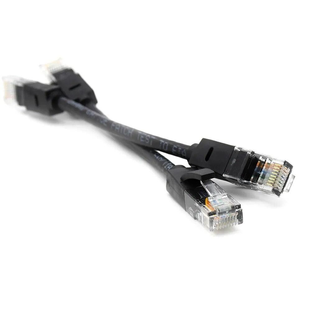 RJ45 Cat 5e Cable UTP Network cable Ethernet cable Short Internet Cable 10 pack 15CM(0.5ft) For Switch Router Laptop Computer