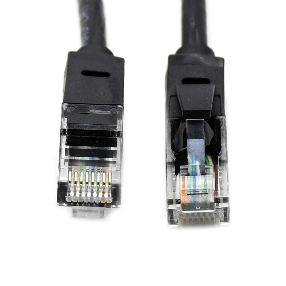 RJ45 Cat 5e Cable UTP Network cable Ethernet cable Short Internet Cable 10 pack 15CM(0.5ft) For Switch Router Laptop Computer