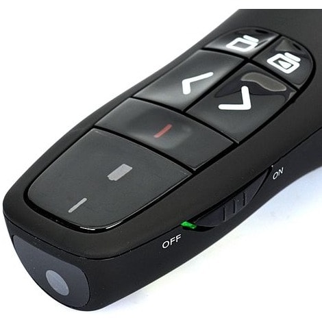 2.4ghz Usb Wireless Presenter Red Laser Pointer Ppt Remote Control For Powerpoint Presentation