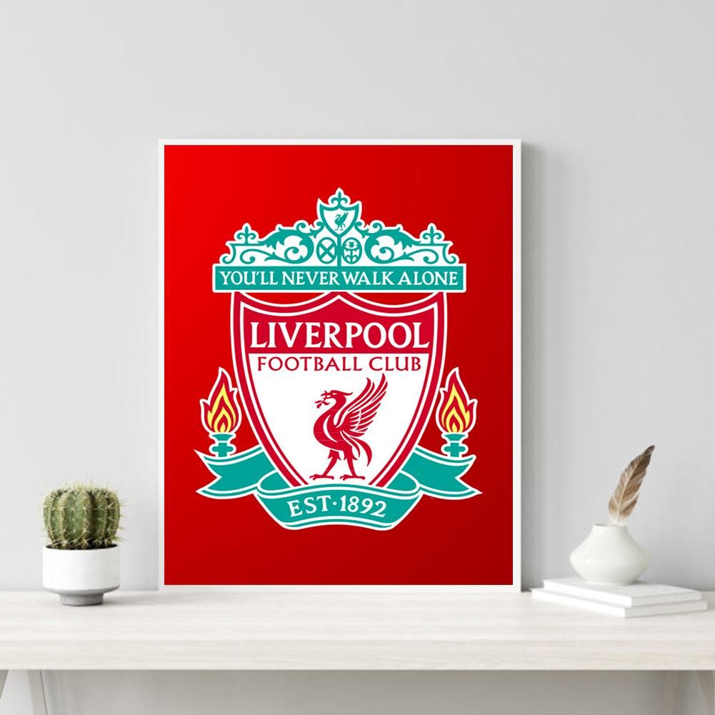5D DIY Full Drill Diamond Painting Liverpool Embroidery Mosaic Kit Decor 30X40cm