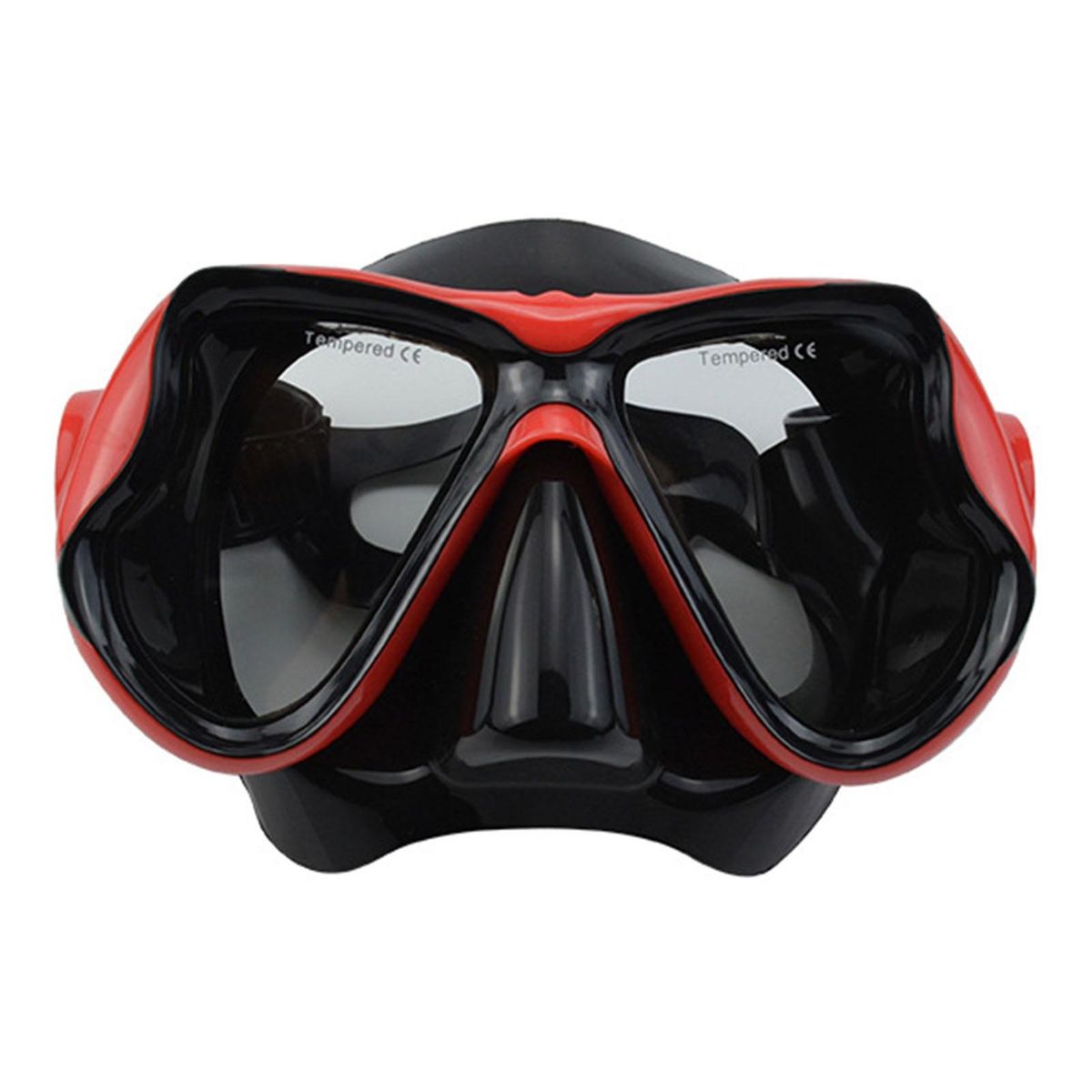 Sports Underwater Swimming Silicone Glasses Sports Eyewear Red