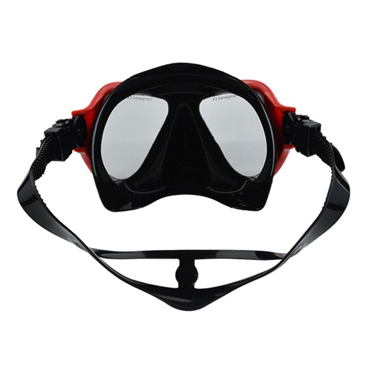 Sports Underwater Swimming Silicone Glasses Sports Eyewear Red