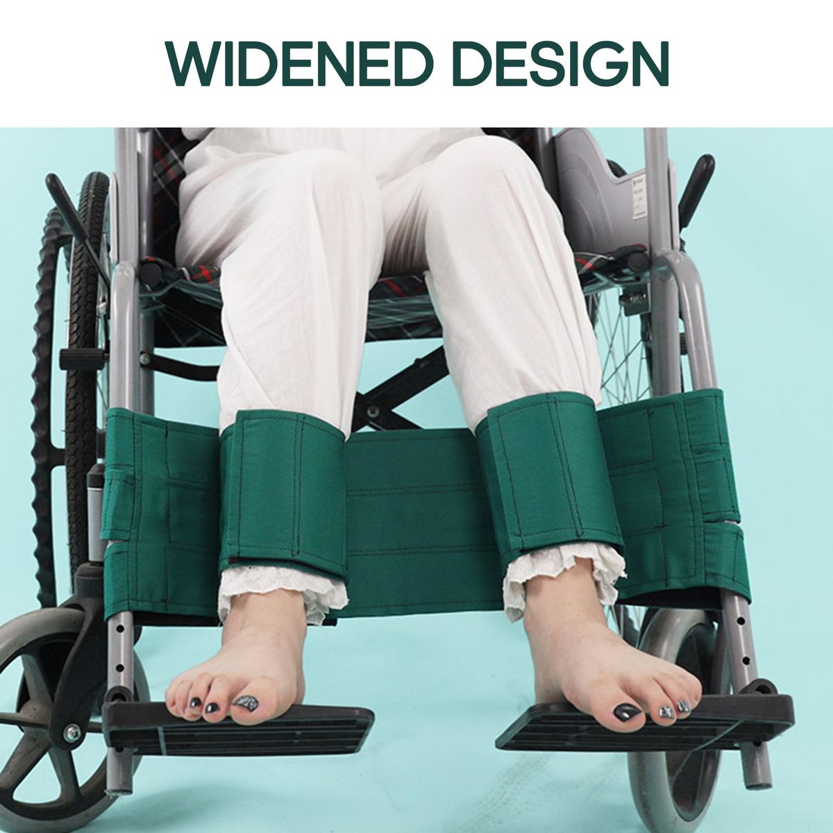 Wheelchair Leg Restraint Belt Avoid Falling Prevent Feet Protective Belt Restraint Protection for Patients Elderly
