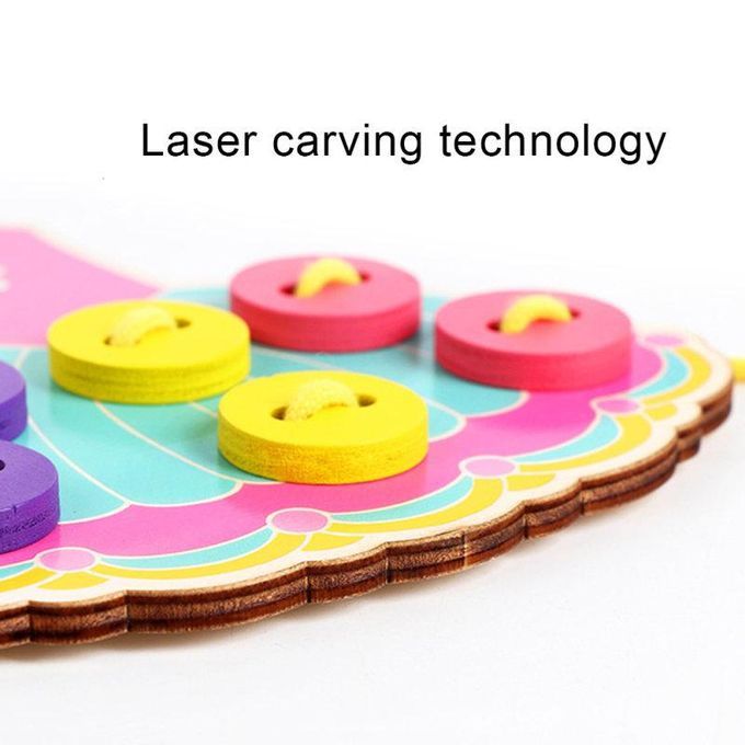Children Cartoon Hedgedog Dress Manual Threading Sewing-