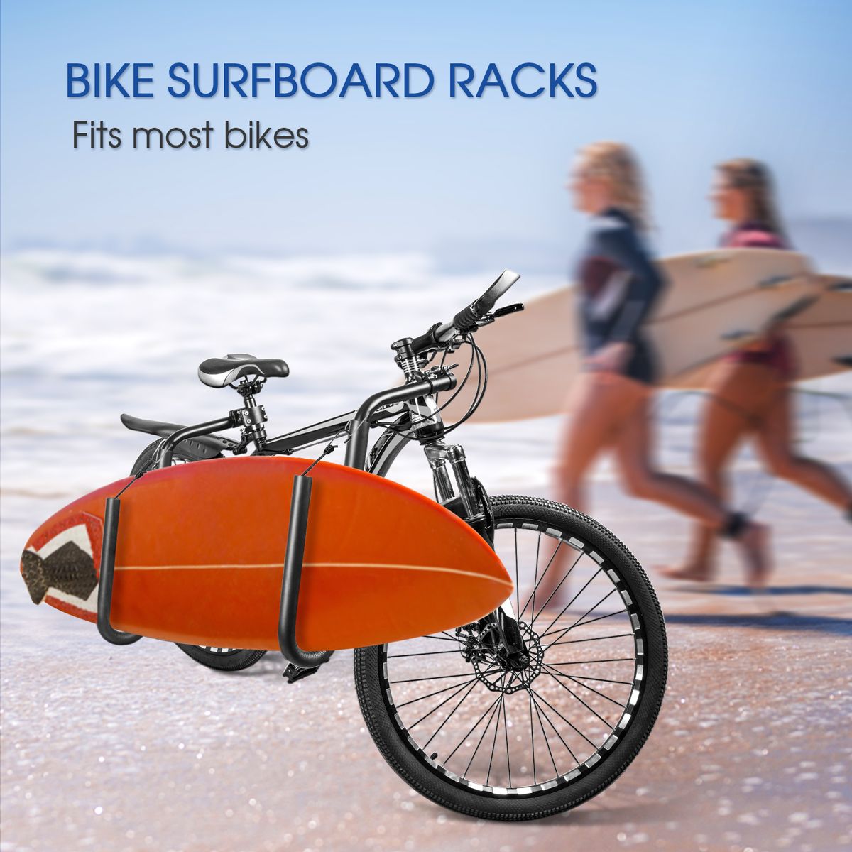 Bicycle Surfboard Rack Bike Surfing Board Carrier Surfboard