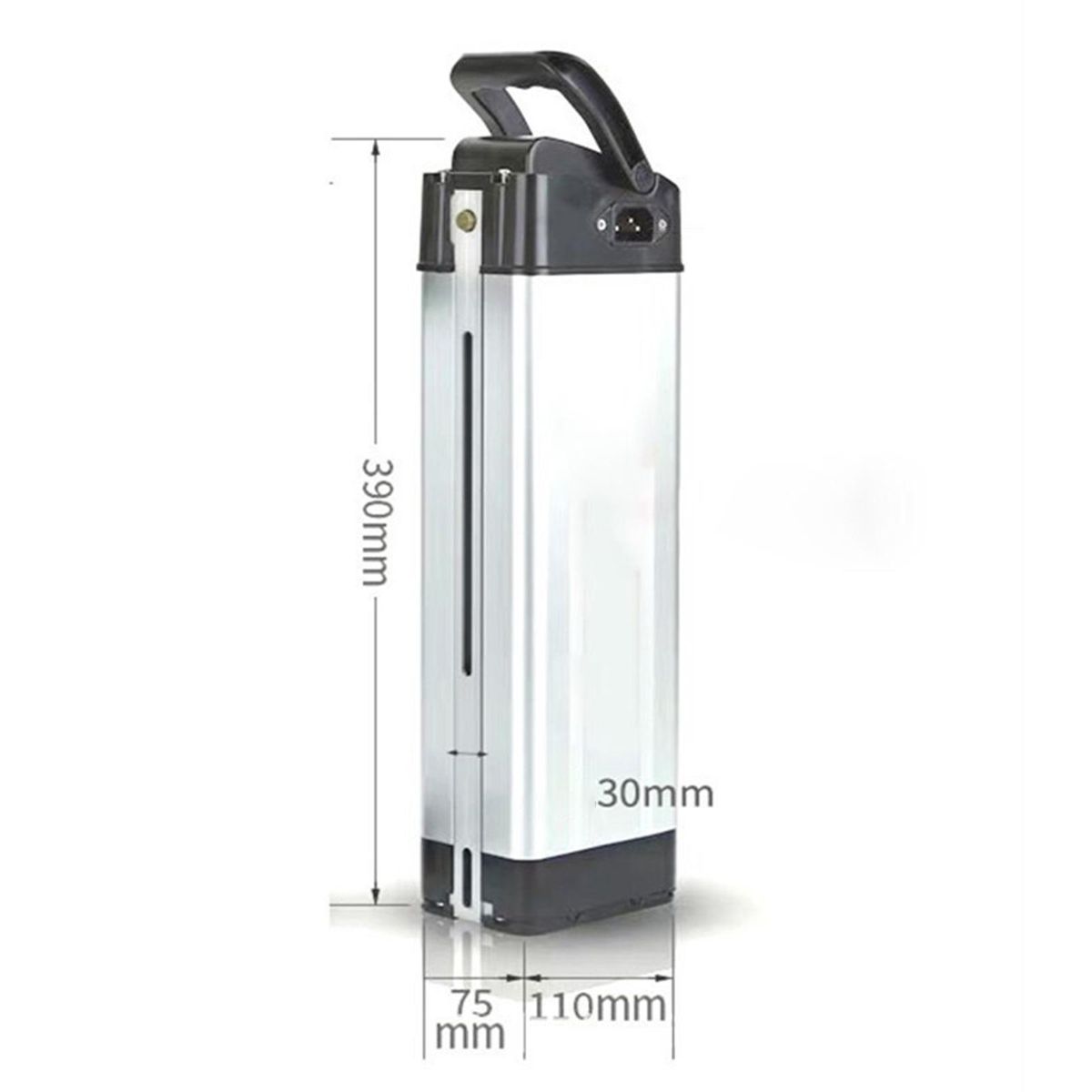 Battery Box Protector Cover Case For Electric Bikes 36V/48V DC Head