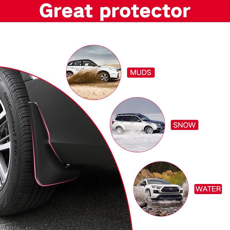 MudFlaps For Toyota Tacoma 2016-2023  2022 Mudguards Mud Flaps Splash Guards Front Rear Wheels Fender Car Accessories 4Pcs