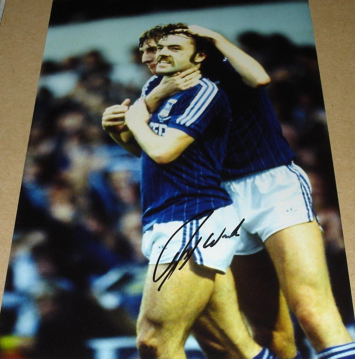 JOHN WARK IPSWICH TOWN PERSONALLY HAND SIGNED 12X8 AUTOGRAPH Photo Poster painting