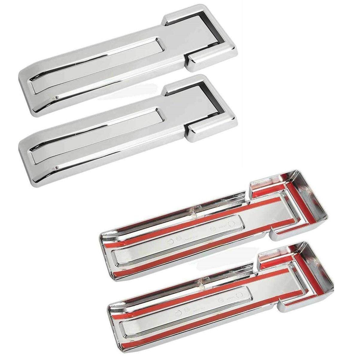 Chrome Dress-Up Rear Tailgate Door Hinge Covers Trim For 07-17 Jeep JK