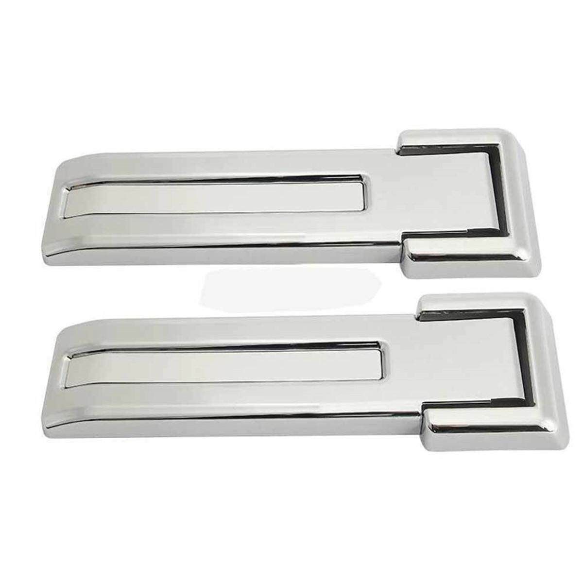 Chrome Dress-Up Rear Tailgate Door Hinge Covers Trim For 07-17 Jeep JK