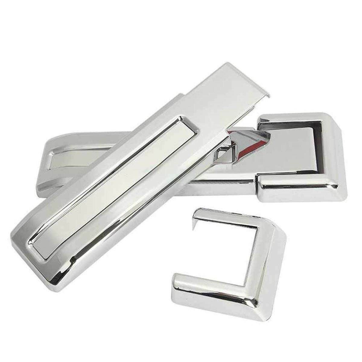 Chrome Dress-Up Rear Tailgate Door Hinge Covers Trim For 07-17 Jeep JK