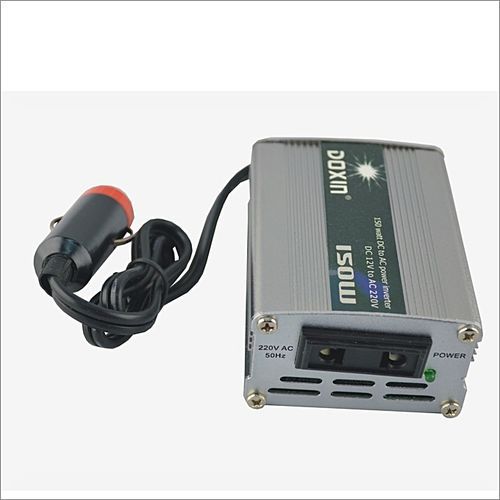 150W Car DC 12V To AC 220V Power Inverter -  Silver