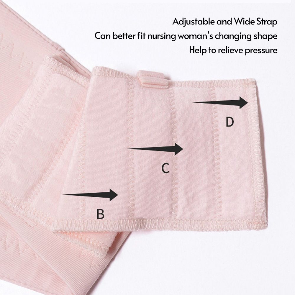 Maternity Bra For Breast Pump Hands Free Pumping Bra Adjustable Cotton Breast
