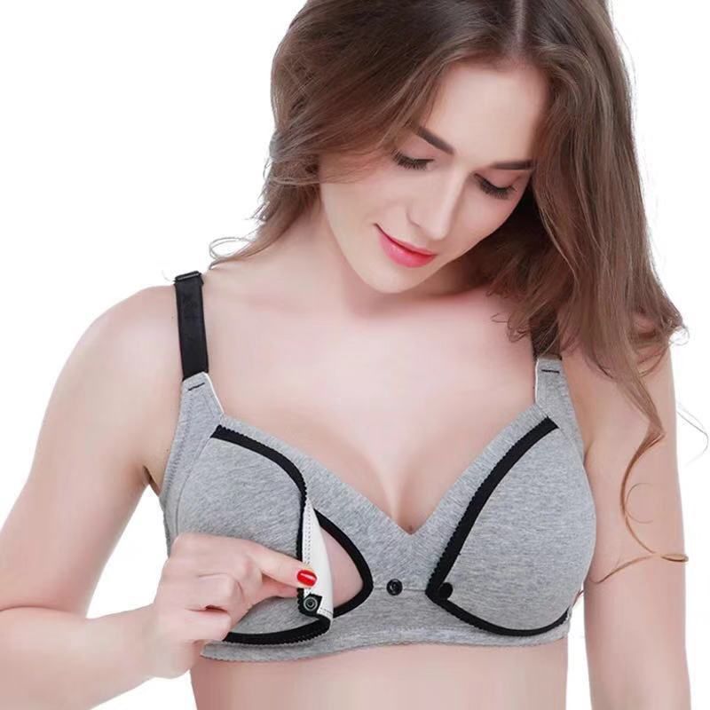 Cotton Ladies Sleep Underwear Sports Maternity Nursing Bra Four Seasons Fashion