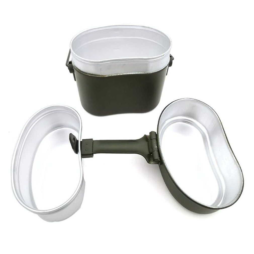 3 In 1 Multifunctional Aluminum Bento Lunch Box Camping Cookware Chef Set Trekking Survival