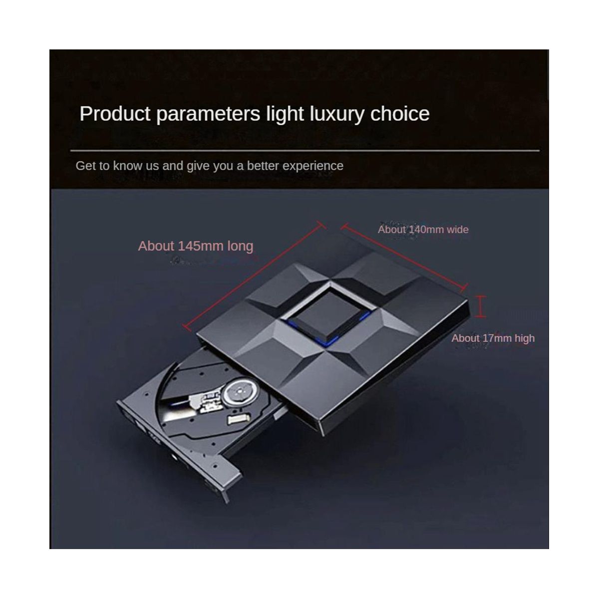 Burner Optical Drive DVD Drive External for Laptop PC Desktop