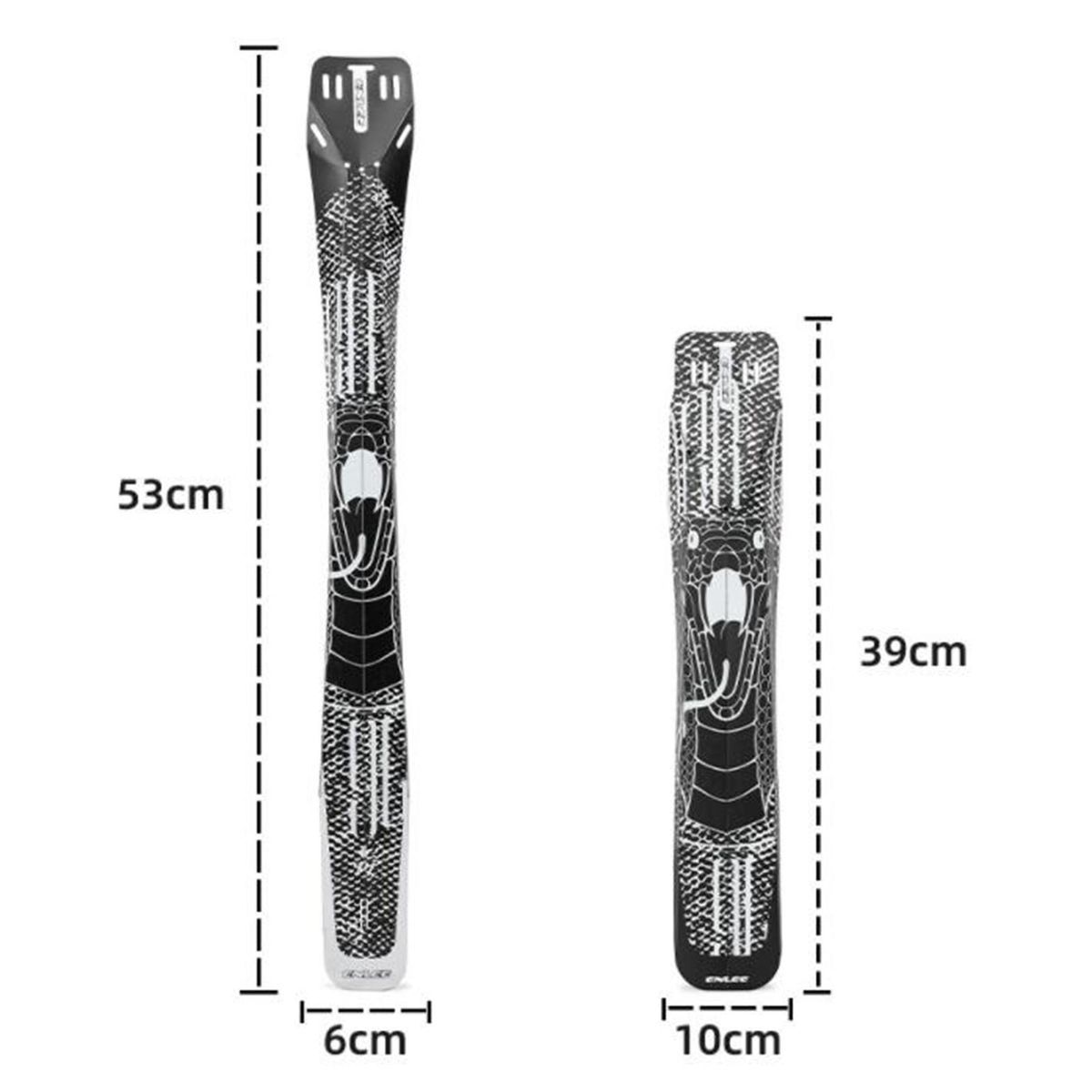 1 Set Bicycle Mudguard Mountain Bike Front Rear Splash Guard Kit E