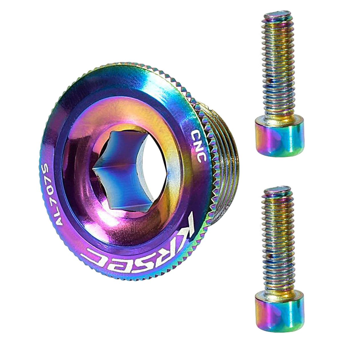 1 Set Bike Screw MTB Aluminum Alloy Screw Multicolor