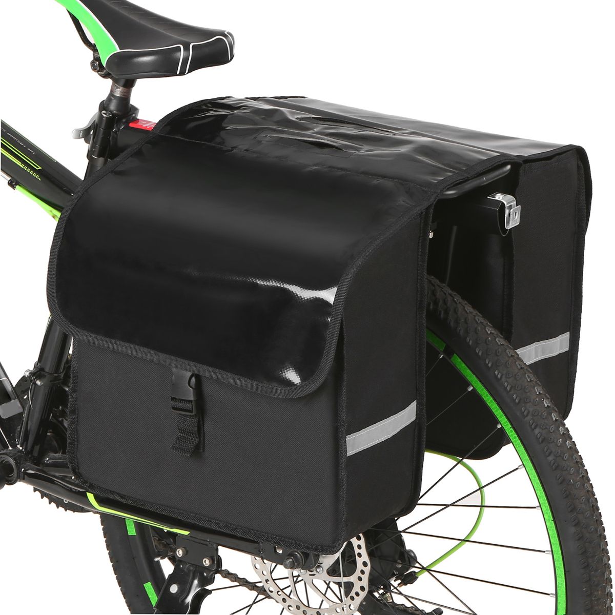 28L Water Resistant Bicycle Rear Seat Carrier Bag Rack Trunk