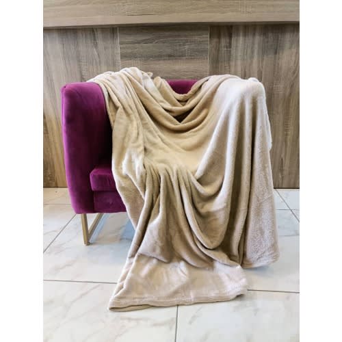 Soft Throw Blanket - Creamy - 160X180cm