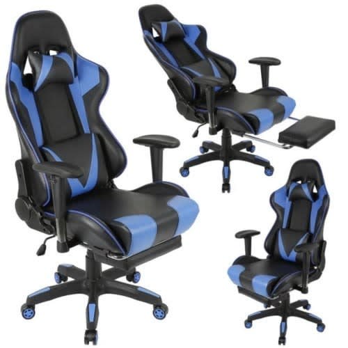 Gaming Chair With Recline Function With Foot Rest
