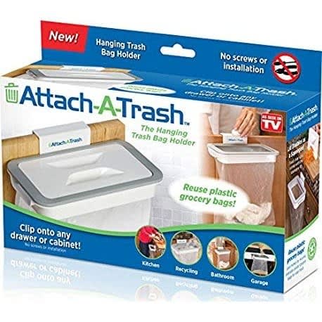 Attach A Trash Rubbish Bag Holder
