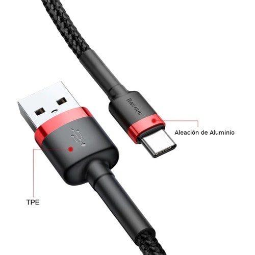 Cafule Cable Usb-a To Usb-c 3m