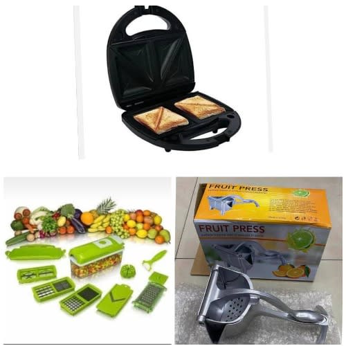 Bundles Of Toaster, Nicer Dicer Set & Juicer Press