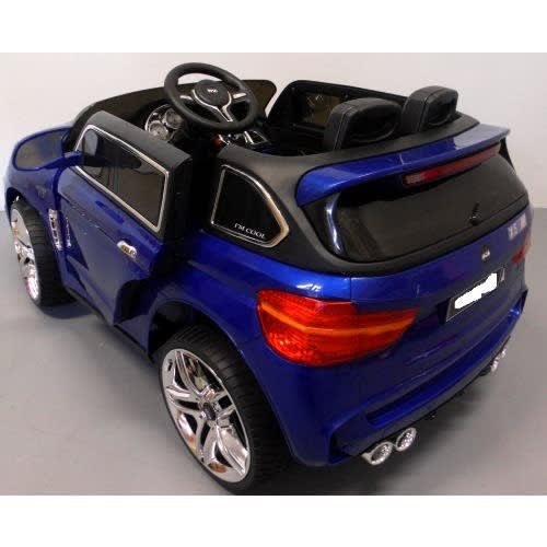 Double Seater Kids' Ride On Car - Blue