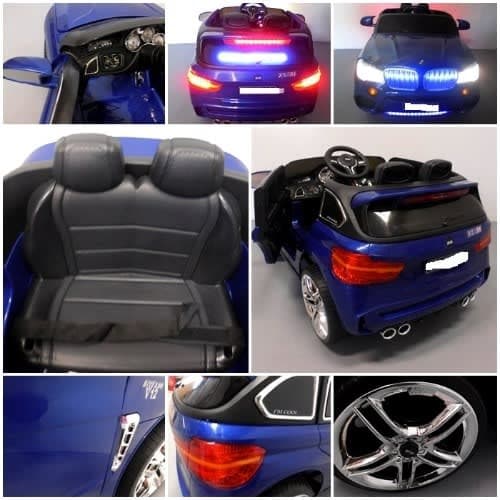Double Seater Kids' Ride On Car - Blue