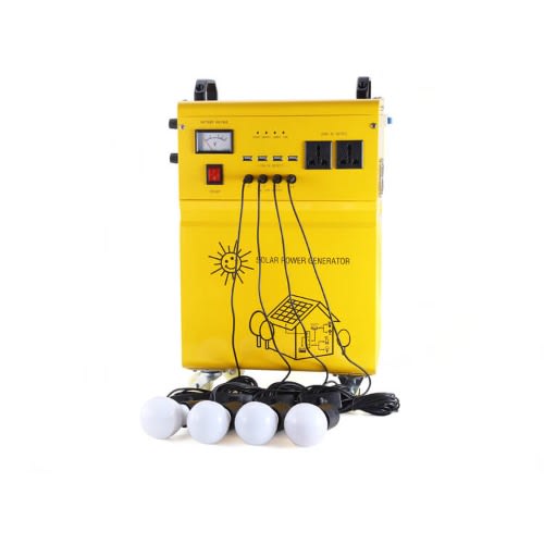 Solar Generator - 500W With 4Led Super Bright Bulbs