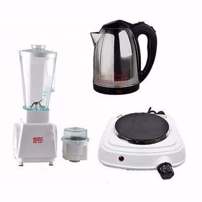 Blender, Electric Jug & Hot Plate Kitchen Bundle