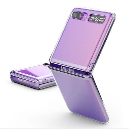 Nukin Samsung Galaxy Z Flip 5g Case - Crystal Clear