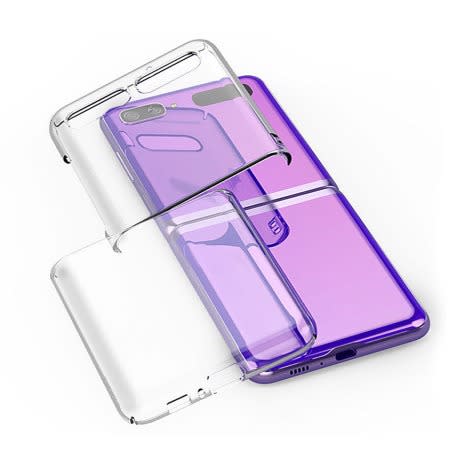 Nukin Samsung Galaxy Z Flip 5g Case - Crystal Clear